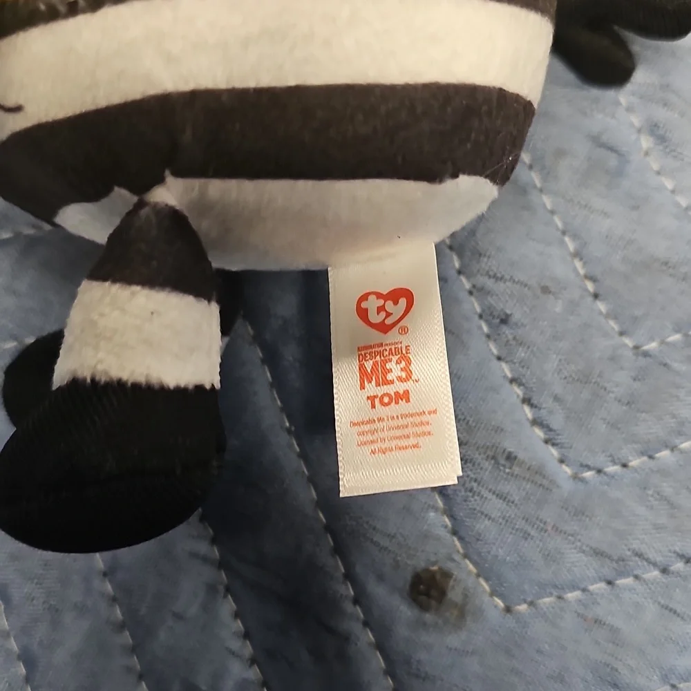 Ty Beanie Babies Despicable Me 3 Tom minion jail bird - Picture 6 of 8